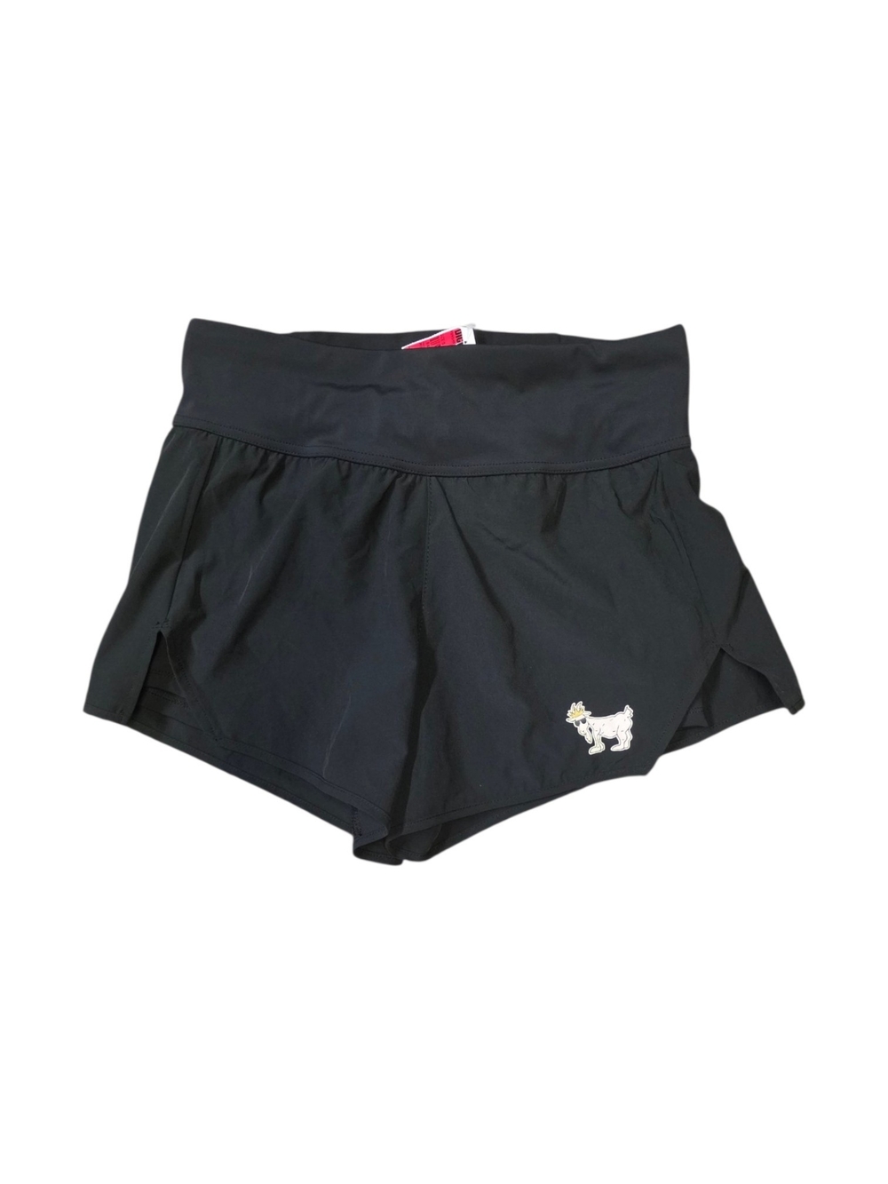 GOAT USA Athletic Shorts Black Built-In Compression Shorts Women Size S LIKE NEW